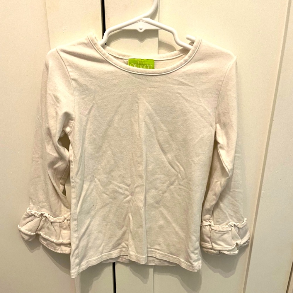 Cream color under shirt